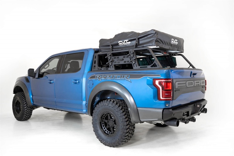 Ford F-150 Chase Rack - Addictive Desert Designs - ADD-Lander Overland Rack - Hammer Black - `15-`27